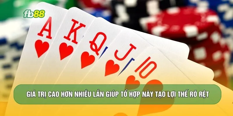 Giá trị cao hơn nhiều lần giúp tổ hợp này tạo lợi thế rõ rệt