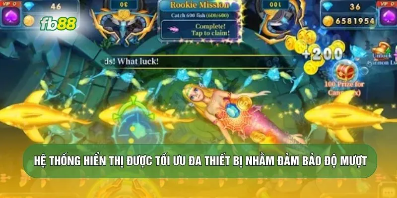 Hệ thống hiển thị được tối ưu đa thiết bị nhằm đảm bảo độ mượt