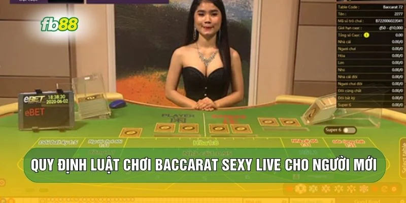 Quy định luật chơi baccarat sexy live cho người mới