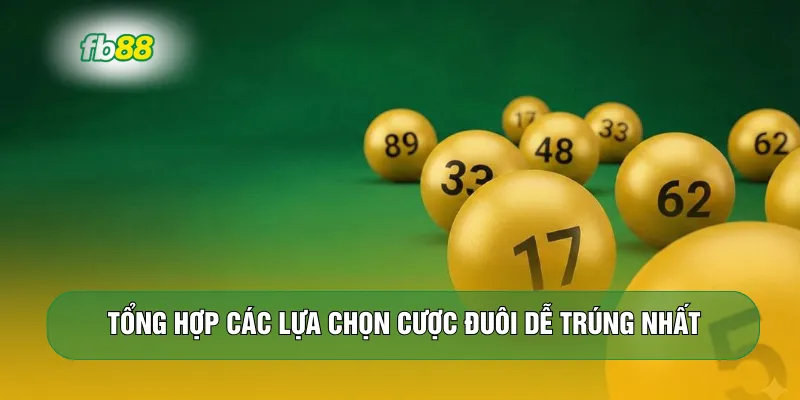 Tổng hợp các lựa chọn cược đuôi dễ trúng nhất