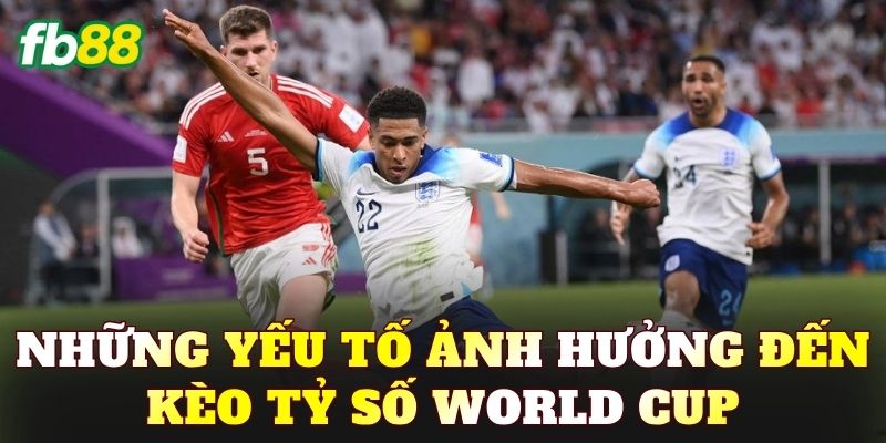 Những yếu tố ảnh hưởng đến kèo tỷ số World Cup